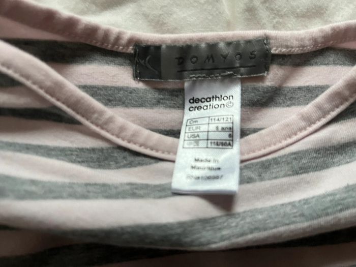 Tee-shirt à rayure Decathlon - photo numéro 3