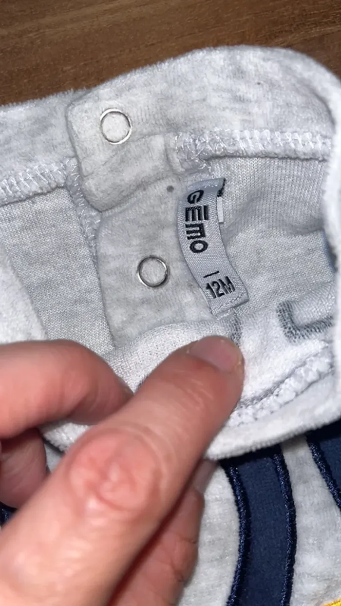 Pyjama velour 12 mois Gemo - photo numéro 5