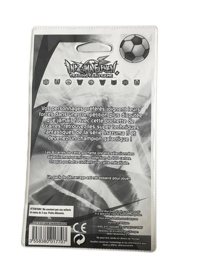 Inazuma Eleven Trading Card Game Champions Galactiques booster neuf - photo numéro 2