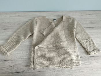 Gilet laine fille 4 ans