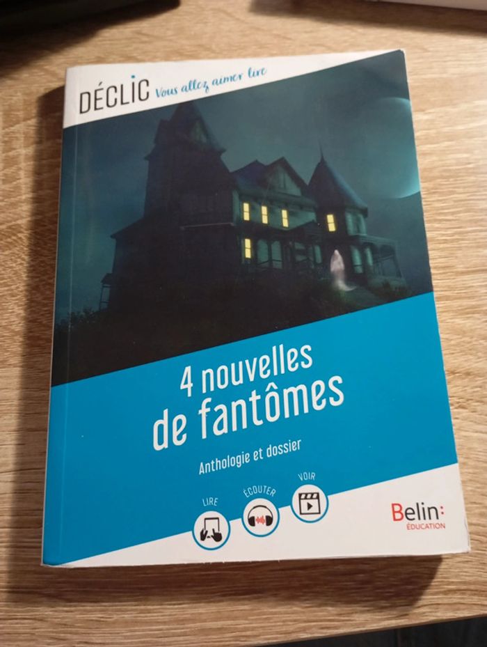 Livre "4 nouvelles de fantômes"