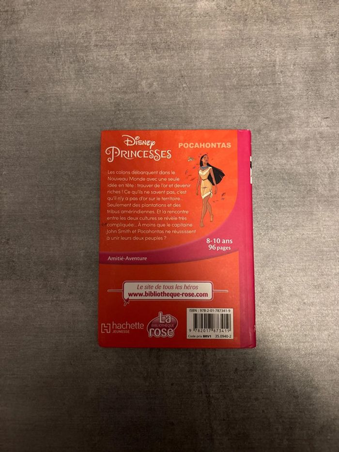 Livre Disney, la bibliothèque rose, Pocahontas - photo numéro 3