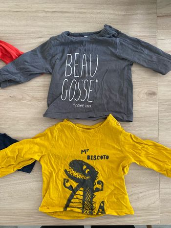 Lot de 2 tee shirt manche longues 3 mois
