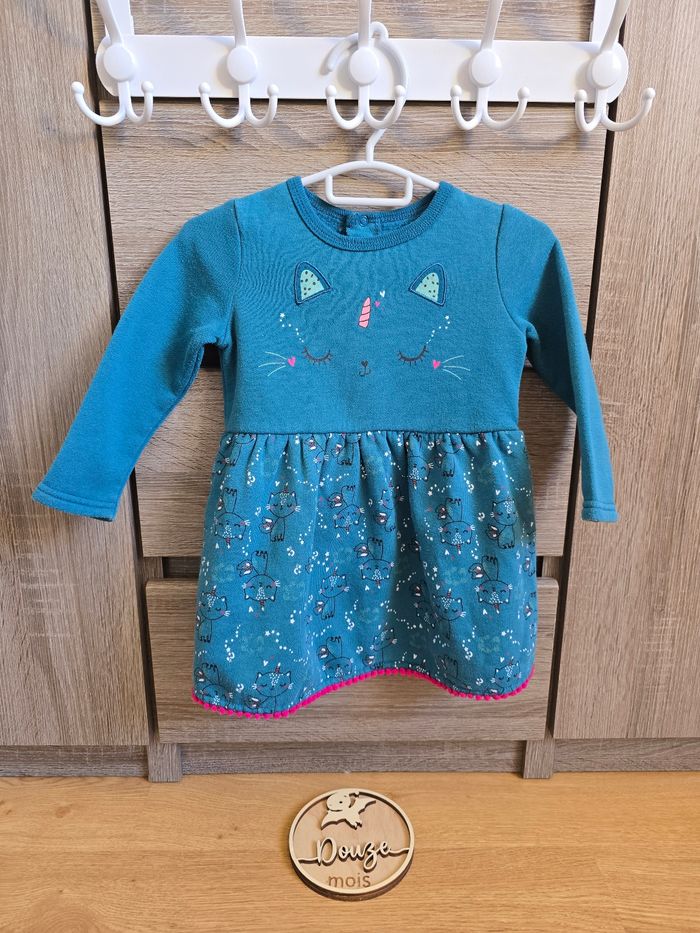 Vêtement Bébé Fille - Ensemble Robe et legging - Petit Béguin - 12 mois 80 cm - photo numéro 2