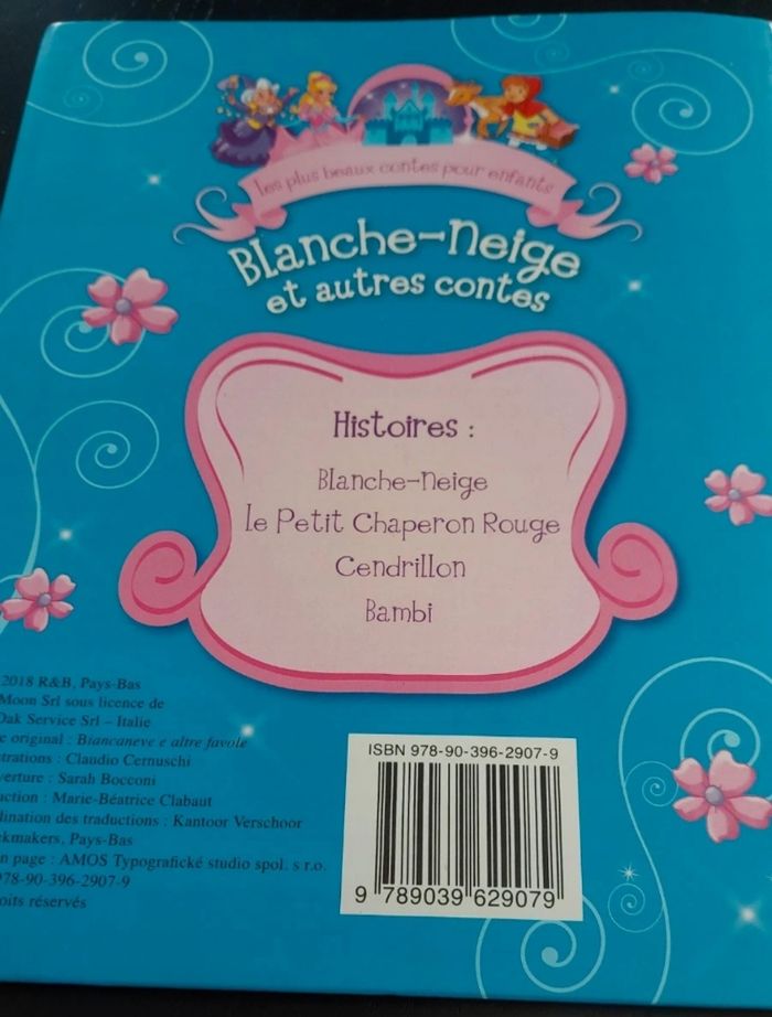 Livre Blanche Neige et les autres contes - photo numéro 2