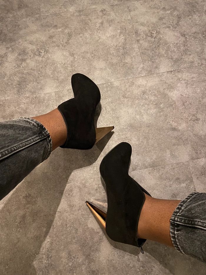 Bottines H&M noires dorées - photo numéro 8