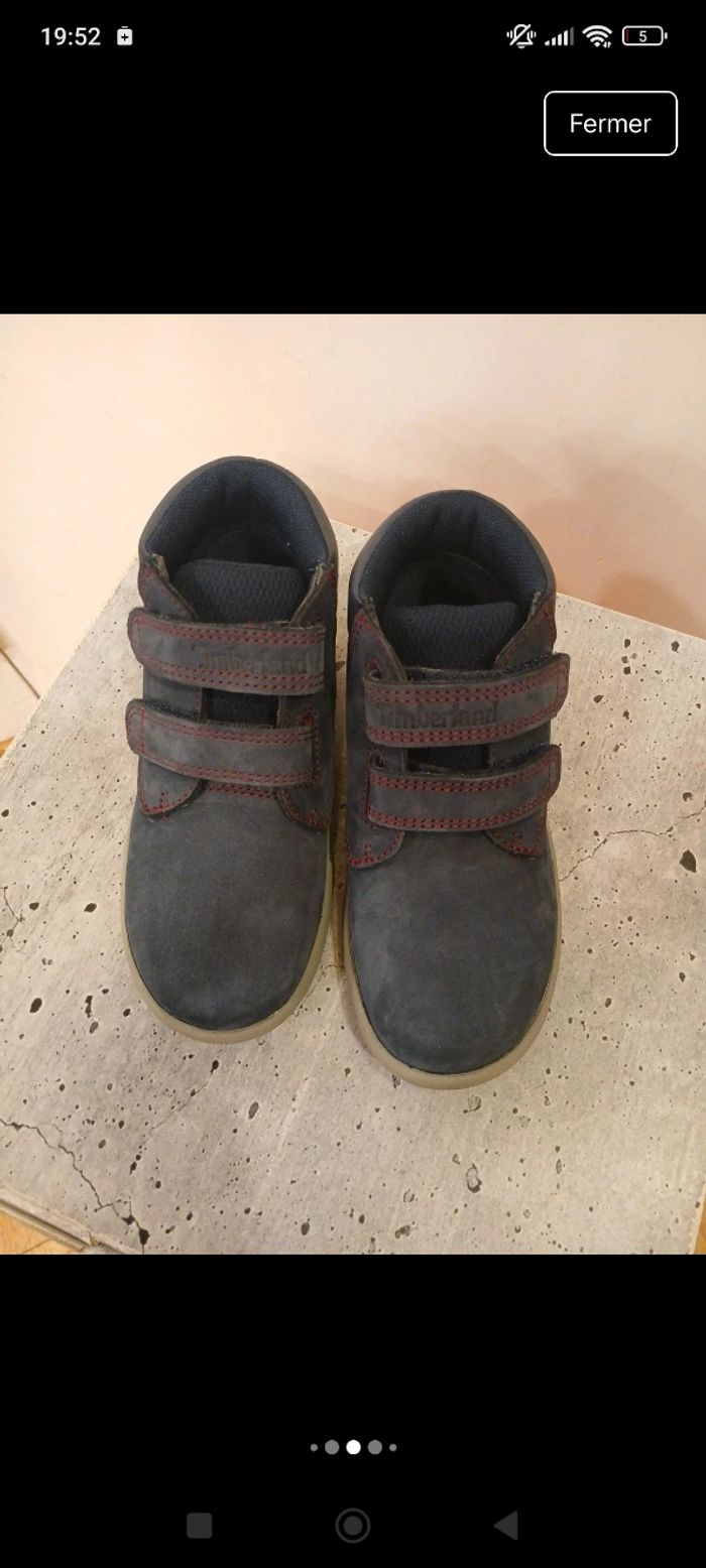 Baskets Timberland à scratch taille 28 - photo numéro 4