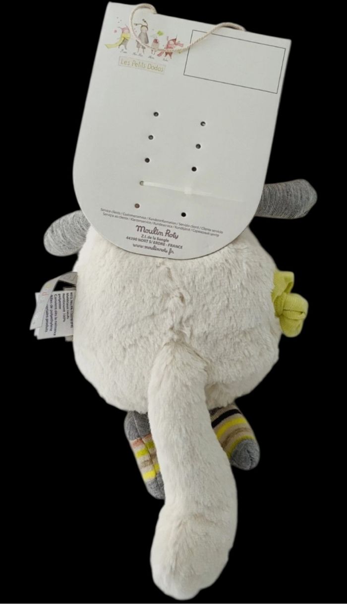 ❤️B4435 Doudou Peluche MOULIN ROTY les petits dodos CHIEN OKO Musical Beige - photo numéro 2