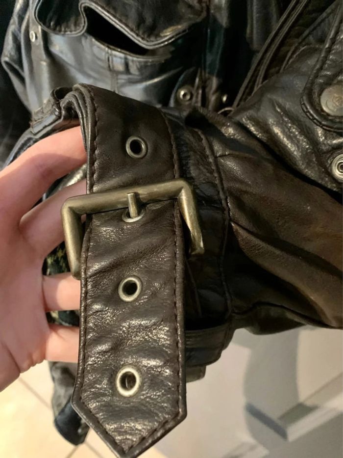 Blouson homme cuir Macorium - Taille 54 - photo numéro 9