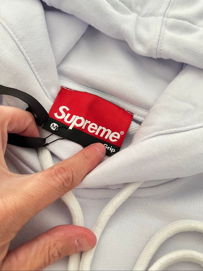Sweat à capuche supreme grip blanc homme taille M neuf avec étiquette - photo numéro 9