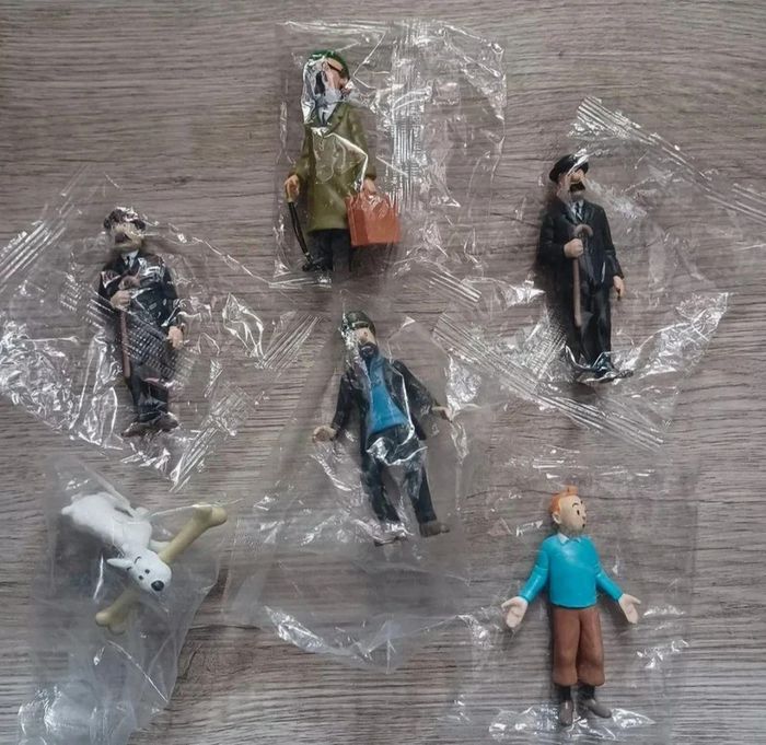Lot de 6 Figurines Tintin - photo numéro 6