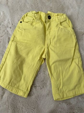 Bermuda jaune 4 ans In Extenso