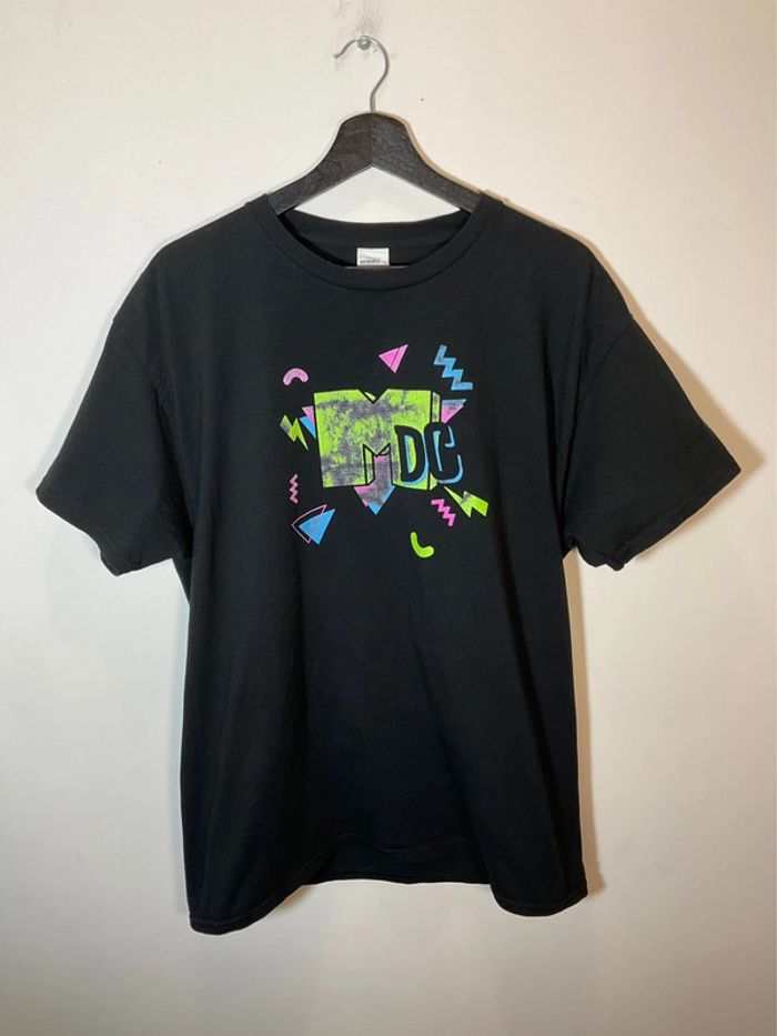 T-shirt noir pour homme Hanes Authentic MDC taille L 409
