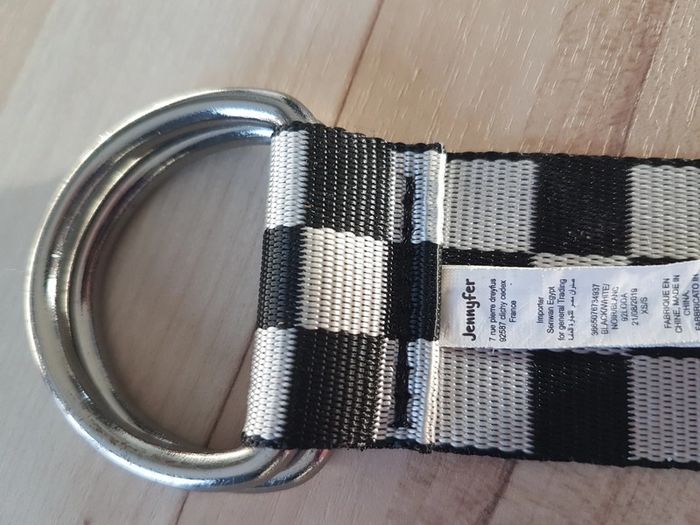 Ceinture damier Jennyfer taille XS/S réglable - photo numéro 4