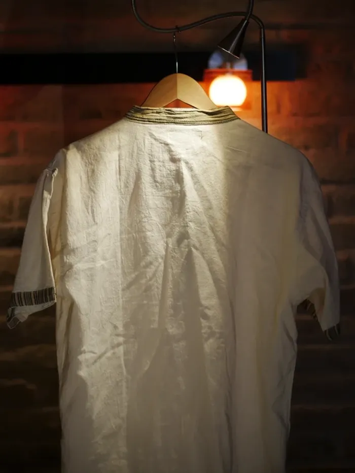 Chemise manches courtes ethnique Fantazia 100% coton - photo numéro 2