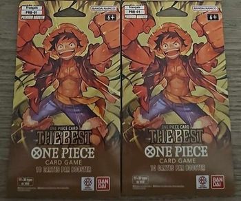 Lot de 2 boosters blister One Piece PRB-01 FR