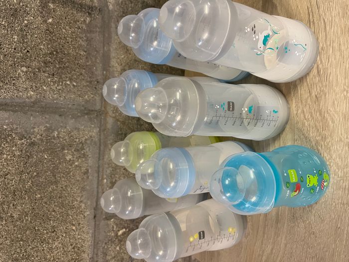 Lot Biberons MAM + goupillon + égouttoir