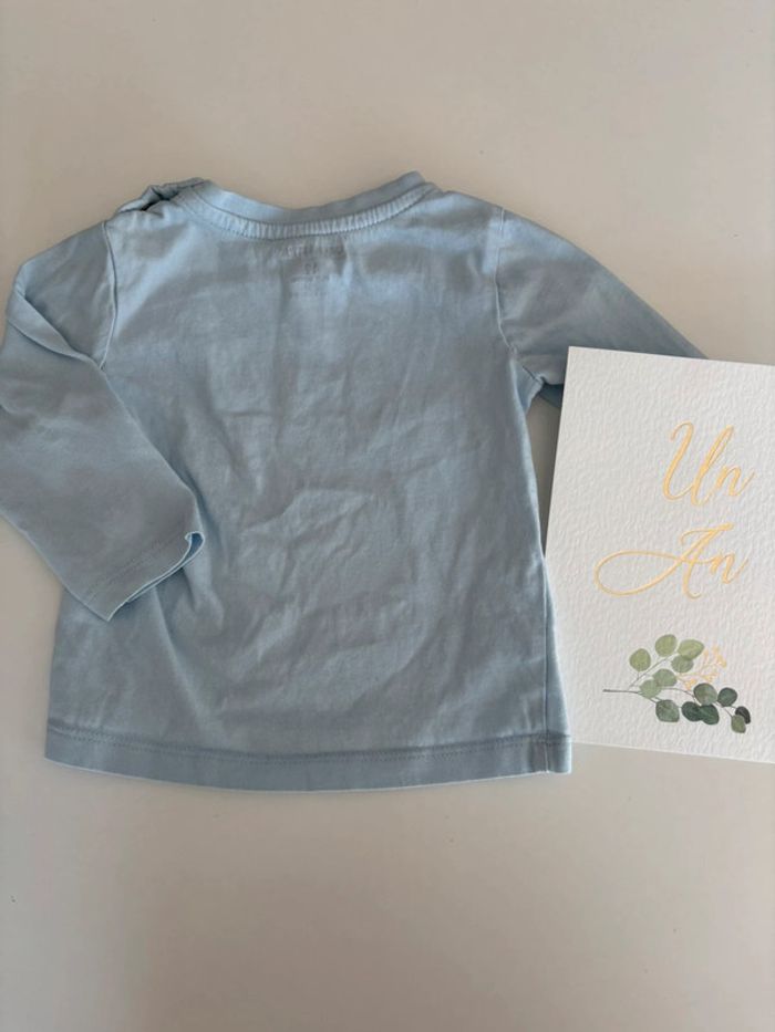 T-shirt bleu chien Orchestra 12 mois - photo numéro 3