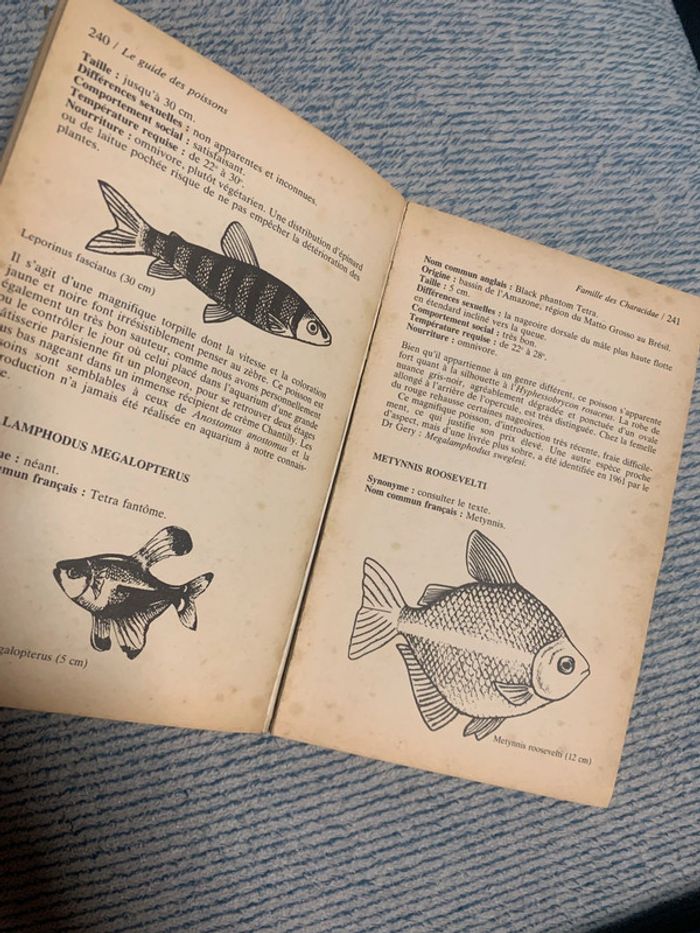 Livre Le guide marabout de l’aquarium d’eau douce Henri Favré - photo numéro 7