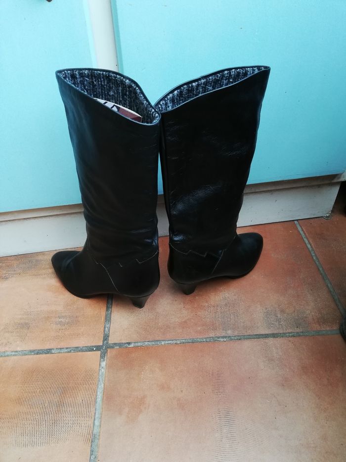 Bottes noires femme  p40 - photo numéro 2