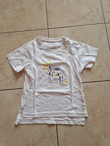 Tee shirt energetics blanc 8 ans