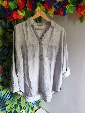 Blouse chemise manches relevables