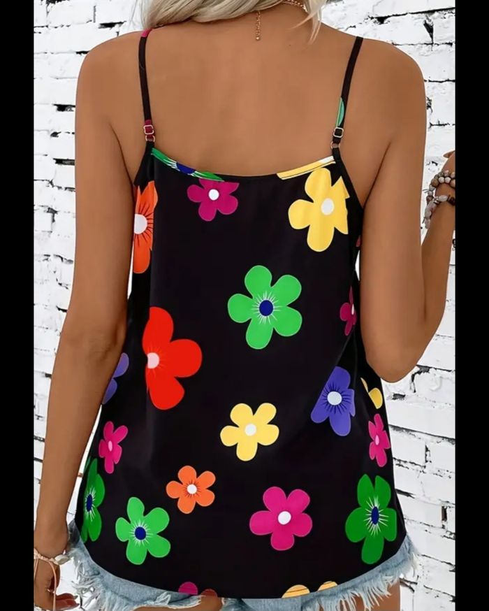 Tunique fleurs taille 44 46 - photo numéro 3