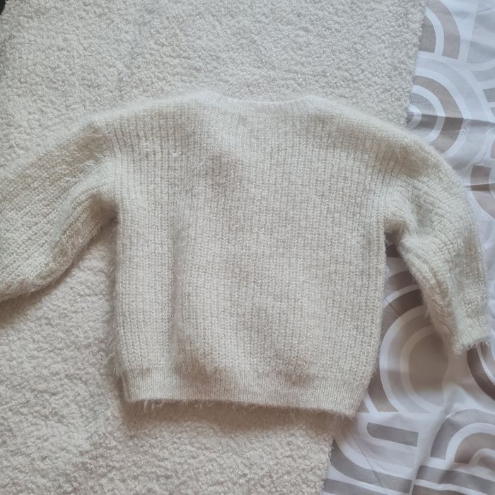Gilet en maille ecru fil doré 🤍 - photo numéro 5