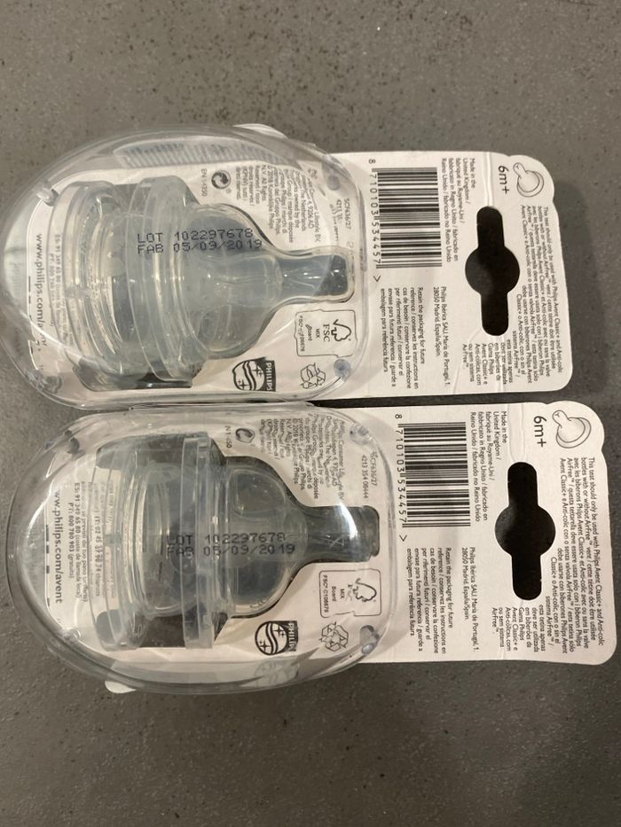 Tétines biberons pour liquides épaissis Philips Avent 6m + - photo numéro 3