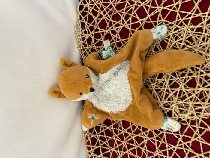Doudou renard plat kaloo les fripons - photo numéro 4