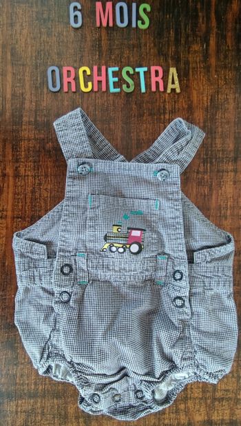 Salopette short jean 6mois