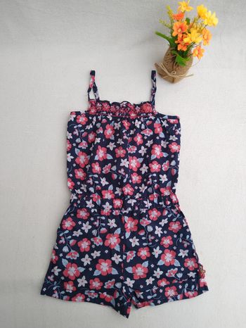 Combishort fleurie fille Sergent Major 4 ans