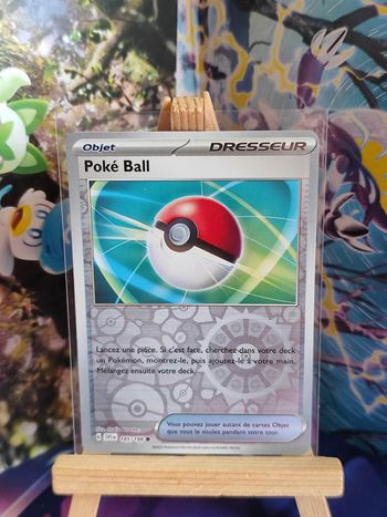 Poké ball reverse dresseur 185/198 écarlate et violet