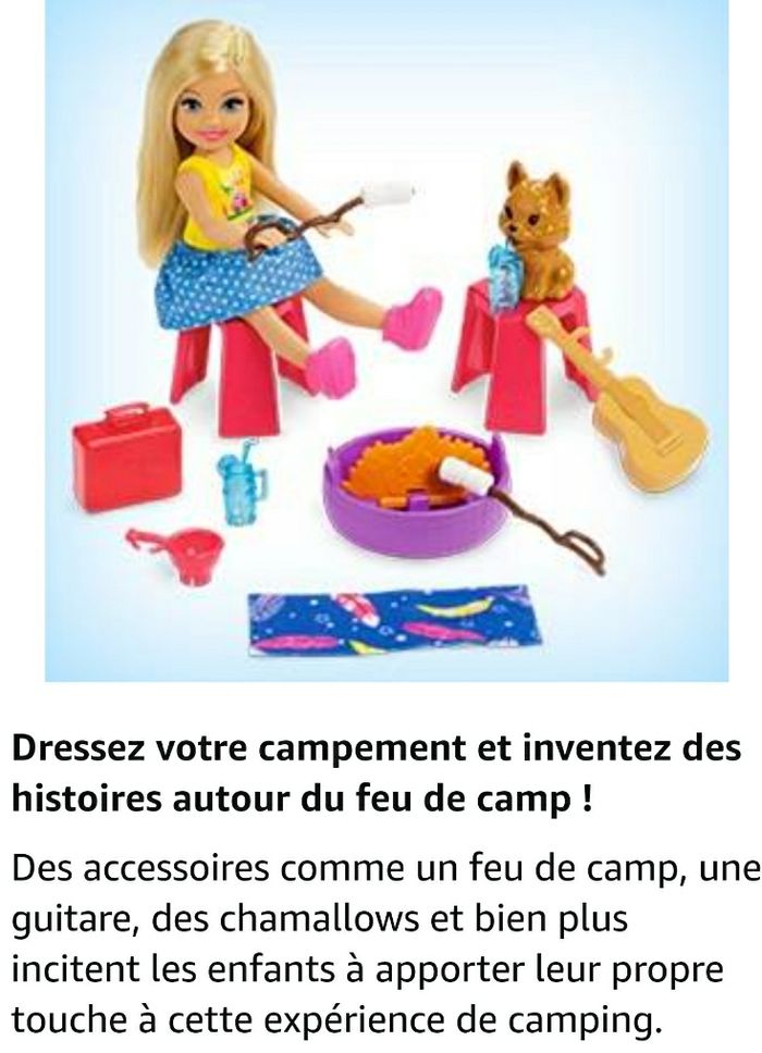 BARBIE SHELSEA SA VOITURE SA CARAVANE ET ACCESSOIRES - photo numéro 9