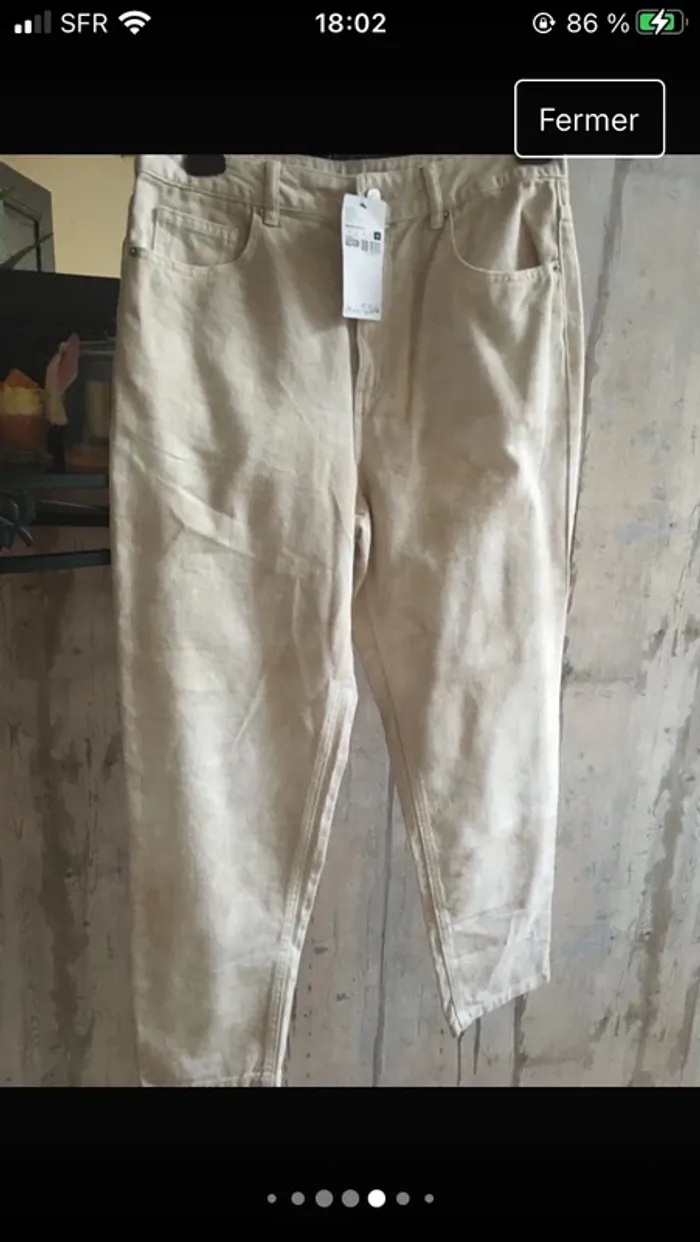 Magnifique jeans en 42 de marque Cache cache avec étiquettes - photo numéro 3