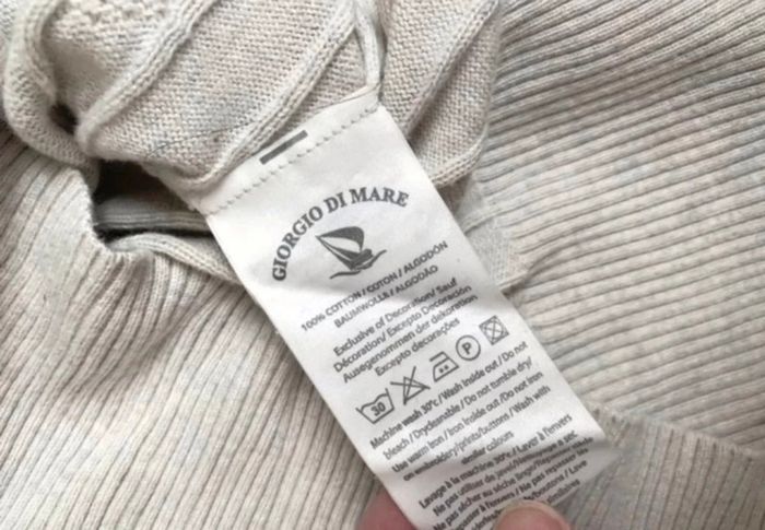 Pull coton Giorgio Di Mare XL - photo numéro 6