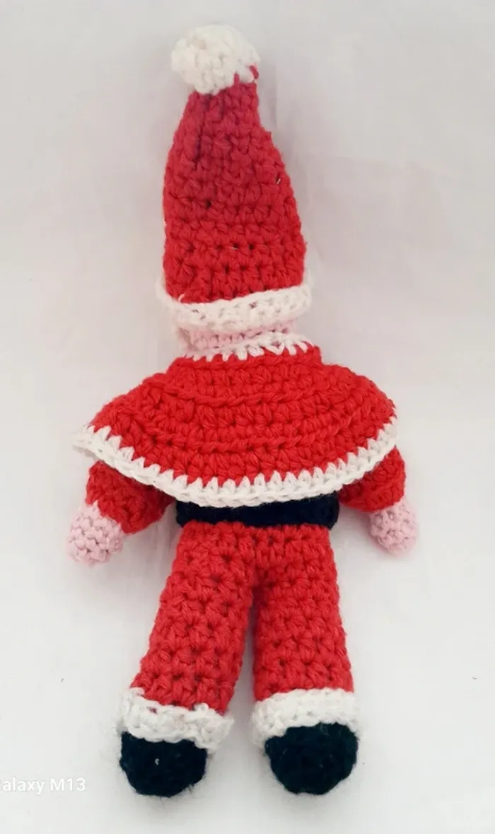Décoration de Noël Père Noël fait main au crochet - photo numéro 2