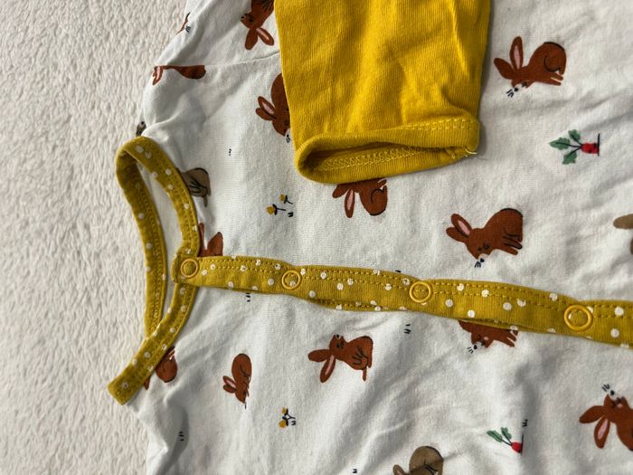 Lot de 2 pyjamas 1 pièce 3 mois - photo numéro 2
