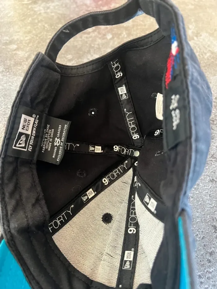 Casquette noire homme/femme New Era Black cap men/women Schwarze Damen/Herren Berretto uomo/donna - photo numéro 3