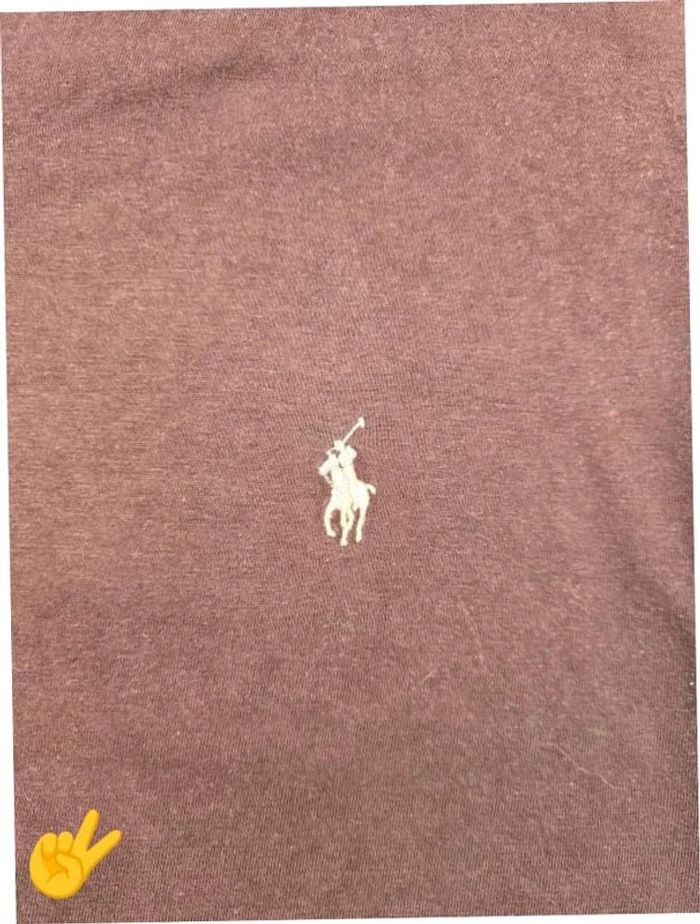 T-shirt Ralph Lauren XXL coupe col rond bleu Homme Men tee19b - photo numéro 2