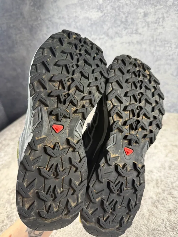 Salomon X Ultra 2 Gore-Tex - Black & Grey & Yellow - photo numéro 9