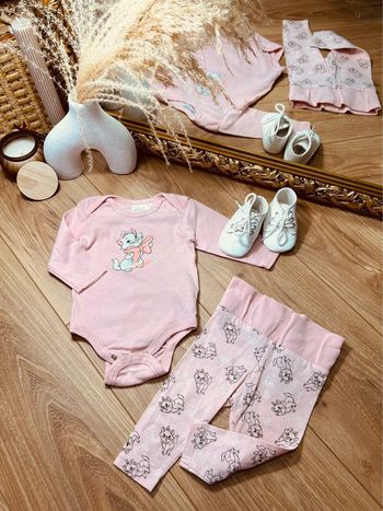 Taille 6 mois tenue 2p fille Disney rose pale * Marie * 🎀