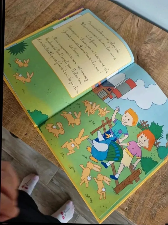Livre enfant mon abécédaire des animaux découvre le 9 avec Paul le paon - photo numéro 3