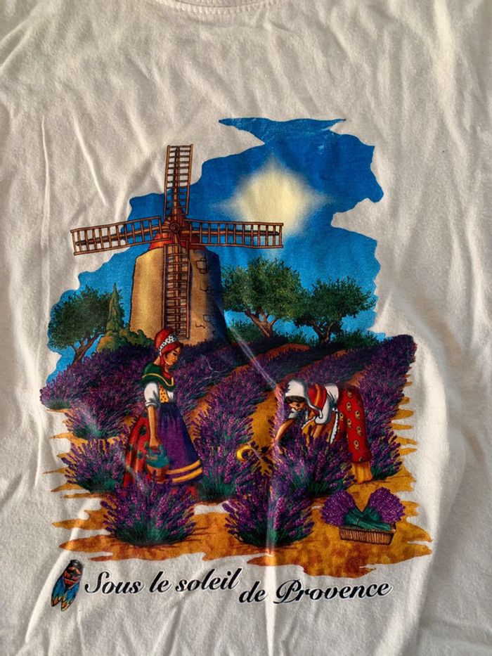 Tee Shirt blanc Soleil de Provence 12 ans - photo numéro 2