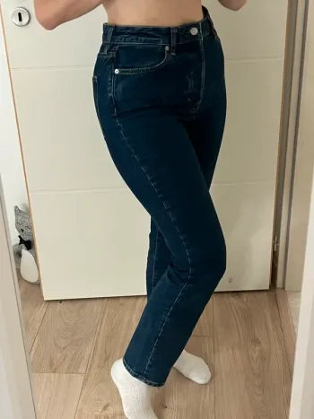 Jean Mom taille haute