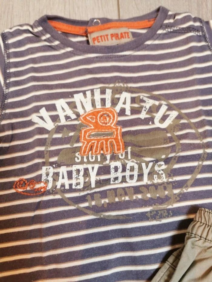 Short et tee short Petit Pirate - photo numéro 3