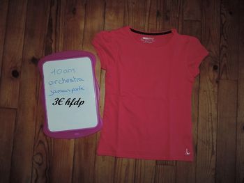 tee shirt orchestra taille 10 ans neuf