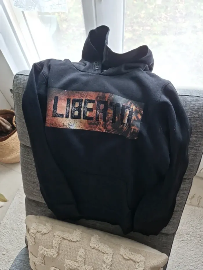 Sweat à capuche garçon liberto