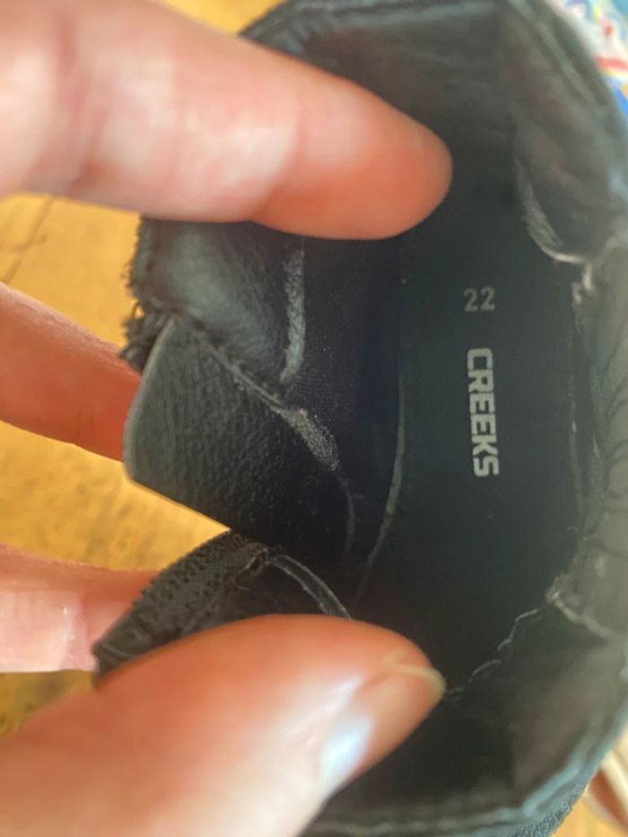 Belle bottine noires creeks paillettes 22 - photo numéro 5