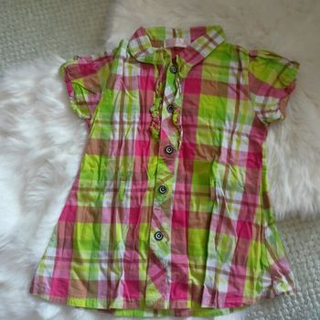 Chemise carreaux 8 ans